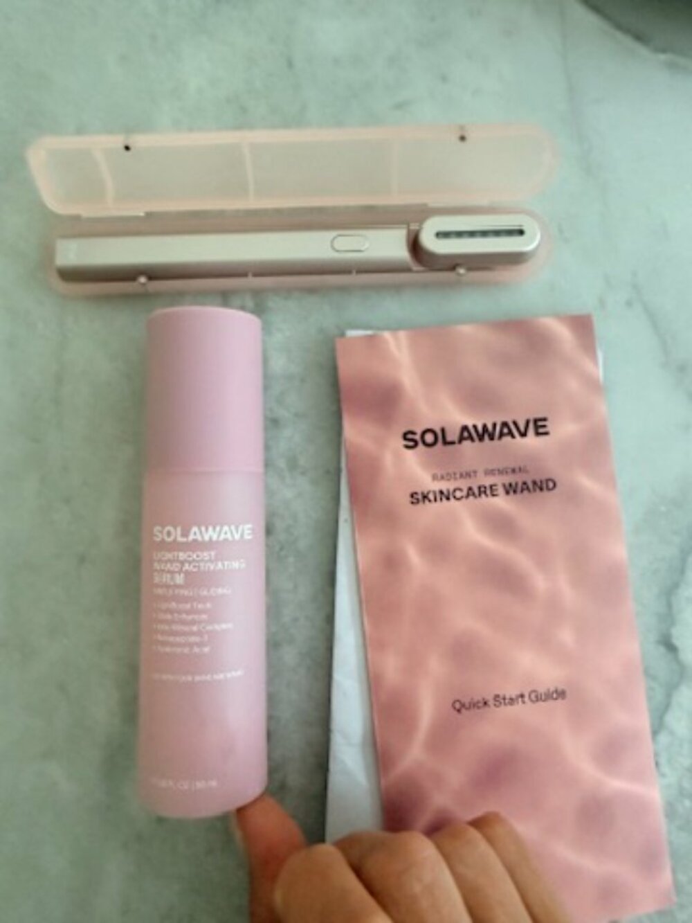 SOLAWAVE 4-in-1 Skincare Wand with LightBoost Wand Activating Serum - Picture 3 of 3